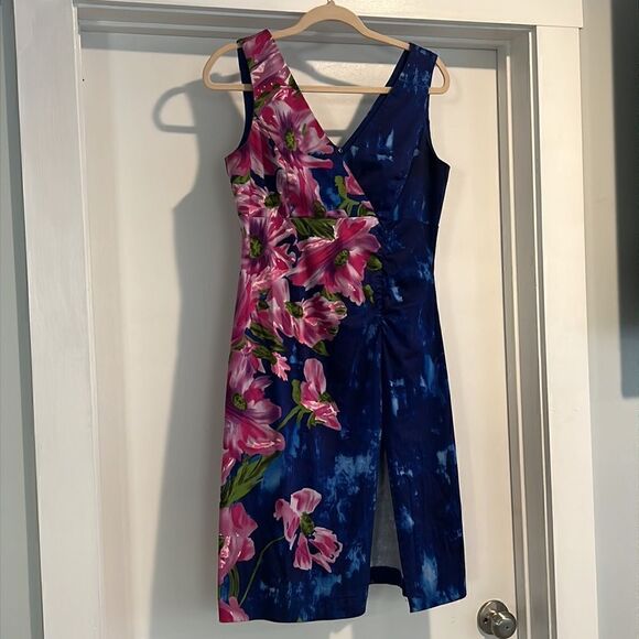 Donna Rocco Women’s 10 beautiful vibrant floral dress - Picture 8 of 12